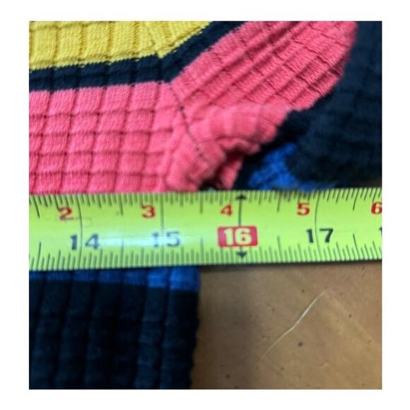 Free People Colorful Striped Gidget Knit Quilted Sweater Dress XS - Picture 9 of 9